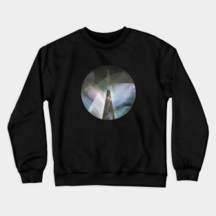 Pinnacle II - Abstract Geometric Mountains Crewneck Sweatshirt